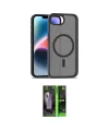 ieg™ iPhone 16E Kılıf Siluet Minimal Prime - Şeffaf 360 Full Body Arka Koruyucu