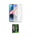 ieg™ iPhone 16E Kılıf Siluet Minimal Prime - Şeffaf 360 Full Body Arka Koruyucu