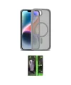ieg™ iPhone 16E Kılıf Siluet Minimal Prime - Şeffaf 360 Full Body Arka Koruyucu