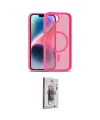 ieg™ iPhone 16E Kılıf Siluet Minimal Prime - Siyah Bilvis 3D Cam Ekran Koruyucu