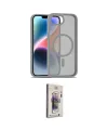 ieg™ iPhone 16E Kılıf Siluet Minimal Prime - Siyah Bilvis 3D Cam Ekran Koruyucu