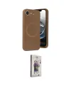ieg™ iPhone 16E Kılıf Ufuk Serisi - Siyah Bilvis 3D Cam Ekran Koruyucu