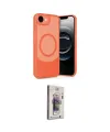 ieg™ iPhone 16E Kılıf Ufuk Serisi - Siyah Bilvis 3D Cam Ekran Koruyucu
