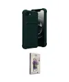 ieg™ iPhone 16E Kılıf Vadi Çizgi Prime - Siyah Bilvis 3D Cam Ekran Koruyucu