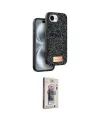ieg™ iPhone 16E Kılıf Vadi Klasik Serisi - Siyah Bilvis 3D Cam Ekran Koruyucu