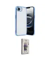 ieg™ iPhone 16E Kılıf Vadi Minimal - Siyah Bilvis 3D Cam Ekran Koruyucu