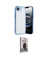 ieg™ iPhone 16E Kılıf Vadi Minimal - Siyah Bilvis Hayalet Cam Ekran Koruyucu