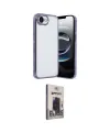 ieg™ iPhone 16E Kılıf Vadi Minimal - Siyah Bilvis Hayalet Cam Ekran Koruyucu