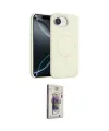 ieg™ iPhone 16E Kılıf Yankı Form Serisi - Siyah Bilvis 3D Cam Ekran Koruyucu