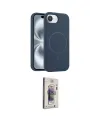 ieg™ iPhone 16E Kılıf Yankı Form Serisi - Siyah Bilvis 3D Cam Ekran Koruyucu