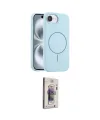 ieg™ iPhone 16E Kılıf Yankı Form Serisi - Siyah Bilvis 3D Cam Ekran Koruyucu