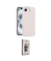 ieg™ iPhone 16E Kılıf Yankı Form Serisi - Siyah Bilvis 3D Cam Ekran Koruyucu