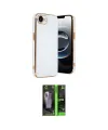 ieg™ iPhone 16E Kılıf Yankı Serisi - Şeffaf 360 Full Body Arka Koruyucu