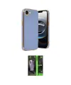 ieg™ iPhone 16E Kılıf Yankı Serisi - Şeffaf 360 Full Body Arka Koruyucu