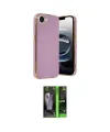 ieg™ iPhone 16E Kılıf Yankı Serisi - Şeffaf 360 Full Body Arka Koruyucu
