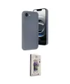 ieg™ iPhone 16E Kılıf Yankı Yansıma Özel Seri - Siyah Bilvis 3D Cam Ekran Koruyucu