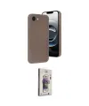 ieg™ iPhone 16E Kılıf Yankı Yansıma Özel Seri - Siyah Bilvis 3D Cam Ekran Koruyucu