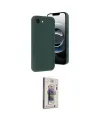 ieg™ iPhone 16E Kılıf Yankı Yansıma Özel Seri - Siyah Bilvis 3D Cam Ekran Koruyucu