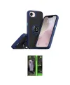 ieg™ iPhone 16E Kılıf Yörünge Çizgi - Şeffaf 360 Full Body Arka Koruyucu