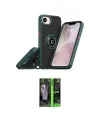 ieg™ iPhone 16E Kılıf Yörünge Çizgi - Şeffaf 360 Full Body Arka Koruyucu