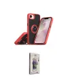 ieg™ iPhone 16E Kılıf Yörünge Çizgi - Siyah Bilvis 3D Cam Ekran Koruyucu