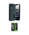 ieg™ iPhone 16E Kılıf Yörünge Işık Serisi - Şeffaf 360 Full Body Arka Koruyucu