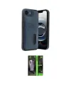 ieg™ iPhone 16E Kılıf Yörünge Işık Serisi - Şeffaf 360 Full Body Arka Koruyucu