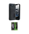 ieg™ iPhone 16E Kılıf Yörünge Işık Serisi - Şeffaf 360 Full Body Arka Koruyucu