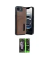 ieg™ iPhone 16E Kılıf Yörünge Işık Serisi - Şeffaf 360 Full Body Arka Koruyucu