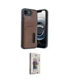 ieg™ iPhone 16E Kılıf Yörünge Işık Serisi - Siyah Bilvis 3D Cam Ekran Koruyucu