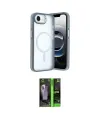 ieg™ iPhone 16E Kılıf Yörünge Klasik - Şeffaf 360 Full Body Arka Koruyucu