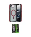ieg™ iPhone 16E Kılıf Yörünge Klasik - Şeffaf 360 Full Body Arka Koruyucu