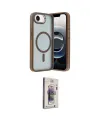 ieg™ iPhone 16E Kılıf Yörünge Klasik - Siyah Bilvis 3D Cam Ekran Koruyucu
