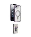 ieg™ iPhone 16E Kılıf Zirve Doku Prime - Siyah Bilvis 3D Cam Ekran Koruyucu