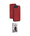 ieg™ iPhone 16E Kılıf Zirve Yansıma Serisi - Siyah Bilvis Hayalet Cam Ekran Koruyucu