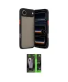ieg™ iPhone 17 Air Kılıf Ahenk Çizgi Serisi - Siyah 360 Mat Full Body Arka Koruyucu