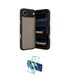 ieg™ iPhone 17 Air Kılıf Ahenk Çizgi Serisi - Siyah 3D Antistatik Cam Ekran Koruyucu