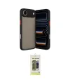 ieg™ iPhone 17 Air Kılıf Ahenk Çizgi Serisi - Siyah Joko Magic 5D Hayalet Cam