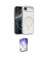 ieg™ iPhone 17 Air Kılıf Atlas Asil Prime - Siyah Bilvis 5in1 3D Magic Cam Ekran Koruyucu