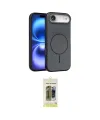 ieg™ iPhone 17 Air Kılıf Atlas Asil Prime - Siyah Joko Magic 5D Hayalet Cam