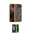 ieg™ iPhone 17 Air Kılıf Doruk Form Serisi - Siyah 360 Mat Full Body Arka Koruyucu