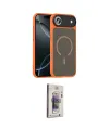 ieg™ iPhone 17 Air Kılıf Doruk Form Serisi - Siyah Bilvis 3D Cam Ekran Koruyucu