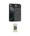 ieg™ iPhone 17 Air Kılıf Doruk Form Serisi - Siyah Joko Magic 5D Hayalet Cam