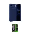 ieg™ iPhone 17 Air Kılıf Eksen Form Prime - Siyah 360 Mat Full Body Arka Koruyucu