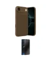 ieg™ iPhone 17 Air Kılıf Eksen Form Prime - Siyah 3D Antistatik Hayalet Cam Ekran Koruyucu