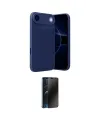 ieg™ iPhone 17 Air Kılıf Eksen Form Prime - Siyah 3D Antistatik Hayalet Cam Ekran Koruyucu