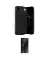 ieg™ iPhone 17 Air Kılıf Eksen Form Prime - Siyah 3D Antistatik Hayalet Cam Ekran Koruyucu