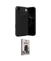 ieg™ iPhone 17 Air Kılıf Eksen Form Prime - Siyah Bilvis Hayalet Cam Ekran Koruyucu
