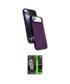 ieg™ iPhone 17 Air Kılıf İz Işık Koleksiyonu - Siyah 360 Mat Full Body Arka Koruyucu
