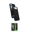 ieg™ iPhone 17 Air Kılıf İz Işık Koleksiyonu - Siyah 360 Mat Full Body Arka Koruyucu